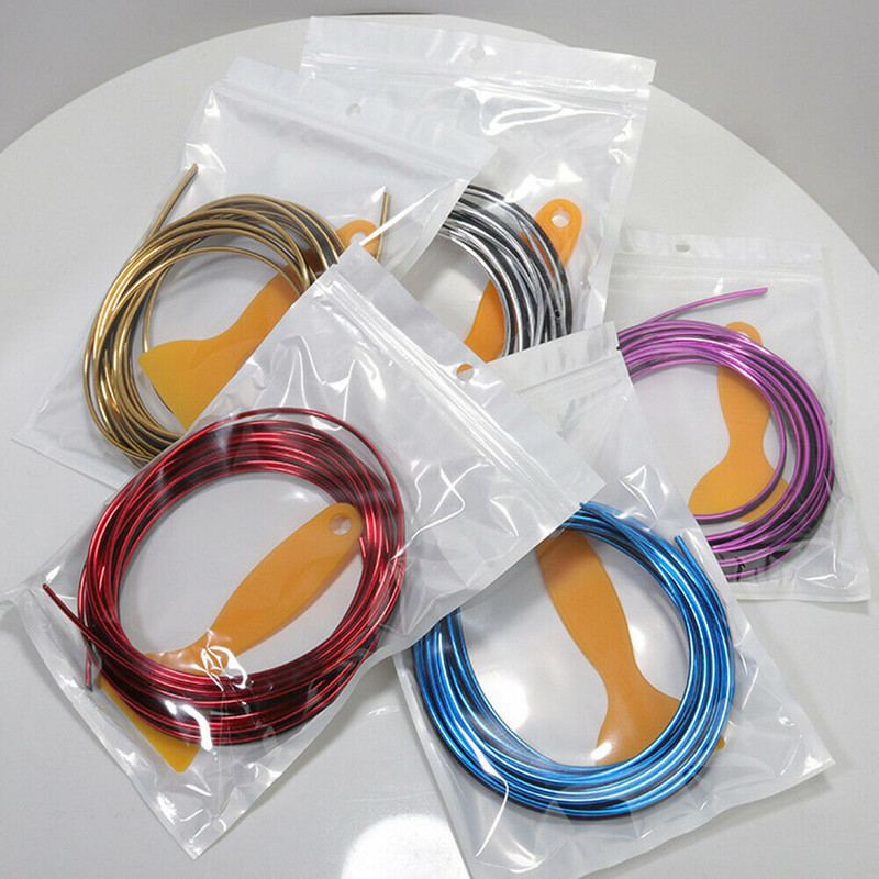 Mașină strălucitoare, interior flexibilă, turnare pentru margini, benzi decorative, linie de finisare, 5 metri, transport gratuit