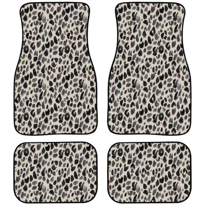 Autós padlószőnyegek Leopard Leopard Print Animal szőnyegpadlószőnyegek autókhoz, autó belső dekorációs kiegészítők csúszásgátló autóhoz F