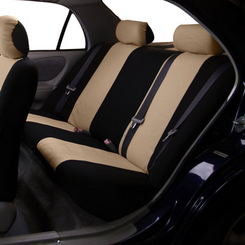 AUTOYOUTH Калъфи за автомобилни седалки Пълен комплект Универсални автомобилни аксесоари Протектори за автомобилни седалки Стил на автомобила Сив/Черен
