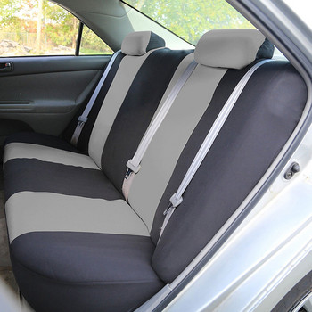Καλύμματα καθισμάτων αυτοκινήτου AUTOYOUTH Πλήρες σετ Universal Fit Αξεσουάρ αυτοκινήτου Προστατευτικά καθισμάτων αυτοκινήτου σε στυλ Γκρι/Μαύρο