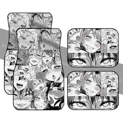 Ahegao Yaoi autós padlószőnyegek egyedi autóbelső kiegészítők 4 db-os csomag