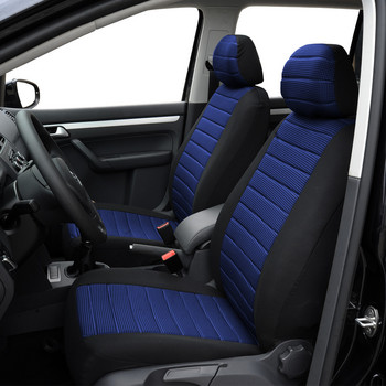 Универсални тежкотоварни калъфи за седалки за ван Подходящи за двойни предни седалки и задни 2+1 седалка за Fiat Toro за Transit Custom за Vw Transporter