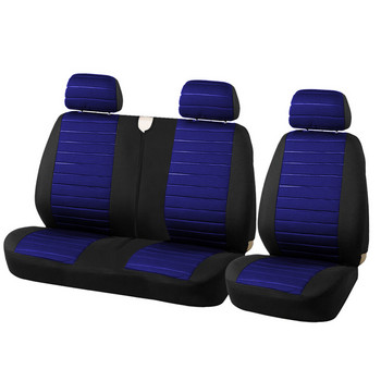 Καλύμματα καθισμάτων Van Universal Heavy Duty Fit διπλά μπροστινά καθίσματα και πίσω 2+1 θέση για Fiat Toro For Transit Custom For Vw Transporter