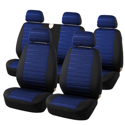 Univerzális nagy teherbírású furgon üléshuzatok Dupla első és hátsó 2+1 üléshez Fiat Toro For Transit Custom Vw Transporterhez