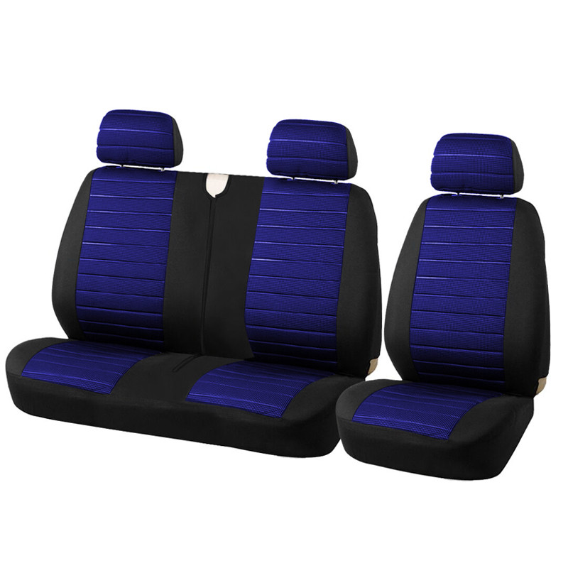 Univerzális nagy teherbírású furgon üléshuzatok Dupla első és hátsó 2+1 üléshez Fiat Toro For Transit Custom Vw Transporterhez