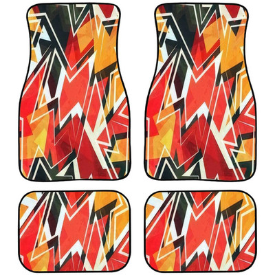 Autóbelső Vintage Stripe Design Kiegészítők Padlószőnyeg Univerzális gumi autós lábszőnyeg BMW E36 E39 E46 E60 F10 F15 modellhez