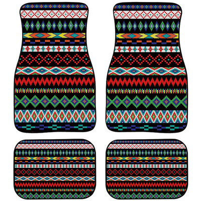 Autóbelső Vintage Stripe Design Kiegészítők Padlószőnyeg Univerzális gumi autós lábszőnyeg BMW E36 E39 E46 E60 F10 F15 modellhez
