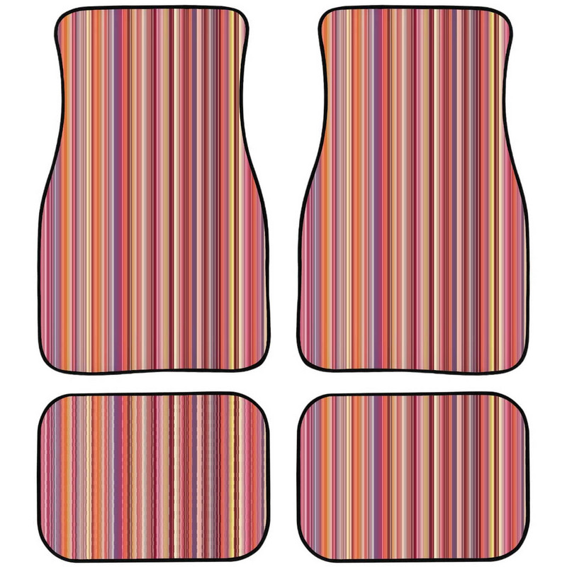 Autóbelső Vintage Stripe Design Kiegészítők Padlószőnyeg Univerzális gumi autós lábszőnyeg BMW E36 E39 E46 E60 F10 F15 modellhez