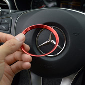Mercedes Benz GLE CLA GLA W213 W246 W205 C117 Stūres centra gredzena uzlīme automašīnas paneļa apdares pārsega apdares piederumi