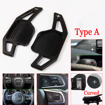 Pentru Audi TT TTS MK2 8J A5 S5 Coupe A4 B8 A3 8P S3 Q5 A8 R8 Sportback Quattro Sline Volan auto DSG Shift Paddle Extensie