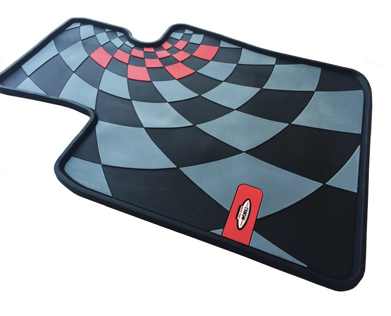 Covoraș nou-nouț Material cauciuc de înaltă calitate JCW Style protejat UV Accesorii auto Mini Cooper F56 (4 buc./set)