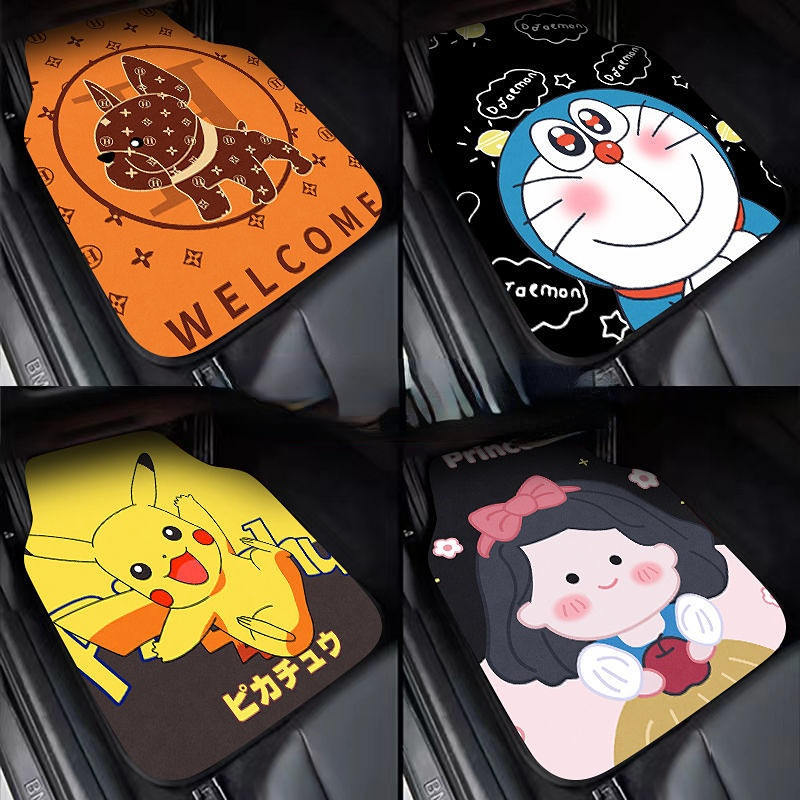 Atsafepro Diatom Cushion autószőnyeg Cartoon Wear - csúszásgátló autóvédő szőnyeg univerzális lábpárna