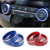 2бр. Автомобилен климатик за контрол на климатика Ring Drim Cover за Nissan Rogue X-Trail 2014-2018 водоустойчиви аксесоари за стайлинг на автомобили