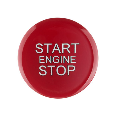 ABS Бутон за стартиране и спиране на двигателя на автомобила Облицовка на капака за Alfa Romeo Giulia Stelvio 2017-2019