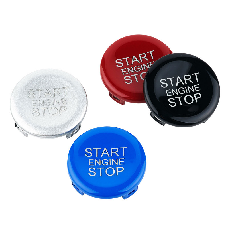 ABS Бутон за стартиране и спиране на двигателя на автомобила Облицовка на капака за Alfa Romeo Giulia Stelvio 2017-2019