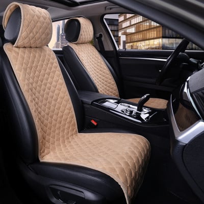AUTOYOUTH 1PC Автомобили Калъф за седалка Възглавница Кадифе Универсален протектор за седалка за всички седалки Поддържа топлина Аксесоари за интериора на автомобила