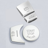 Оформление на автомобила за BMW X3 X4 X5 X6 F25 F26 F15 F16 Капак на бутона за СТАРТ на двигателя Аксесоари за превключвател STOP (опция за лява и дясна ръка)