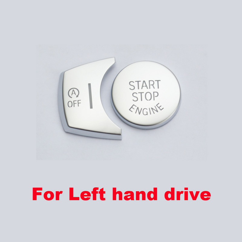 Оформление на автомобила за BMW X3 X4 X5 X6 F25 F26 F15 F16 Капак на бутона за СТАРТ на двигателя Аксесоари за превключвател STOP (опция за лява и дясна ръка)