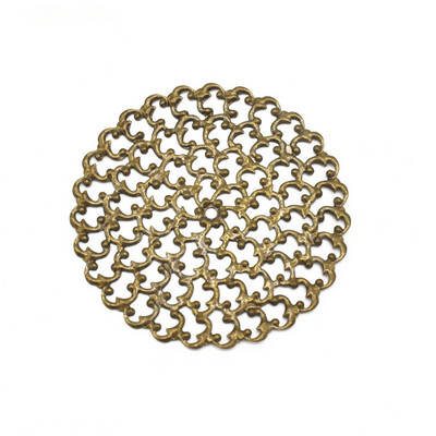 JXMYLAI 10 DB 47mm divatos fém réz antik bronz üreges virágok csatlakozók varázs ékszerkészítéshez