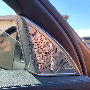 Διακοσμητικό κάλυμμα ηχείου πόρτας αυτοκινήτου Αυτοκόλλητο μεγάφωνο 3D διακοσμητικό για Mercedes Benz AMG CE Class W205 W213 GLC Styling αυτοκινήτου
