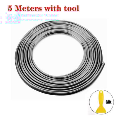 5M univerzális autós díszlécek flexibilis vonala, speciálisan belső módosításokhoz, ajtórésekhez, műszerfal, beépített fényes csíkok