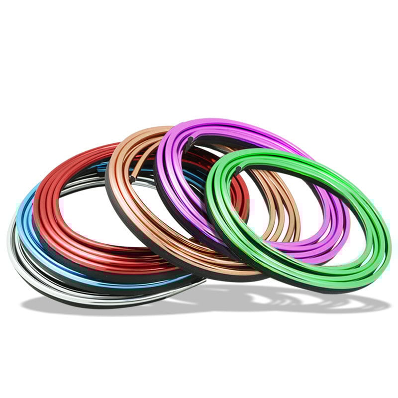 5M univerzális autós díszlécek flexibilis vonala, speciálisan belső módosításokhoz, ajtórésekhez, műszerfal, beépített fényes csíkok