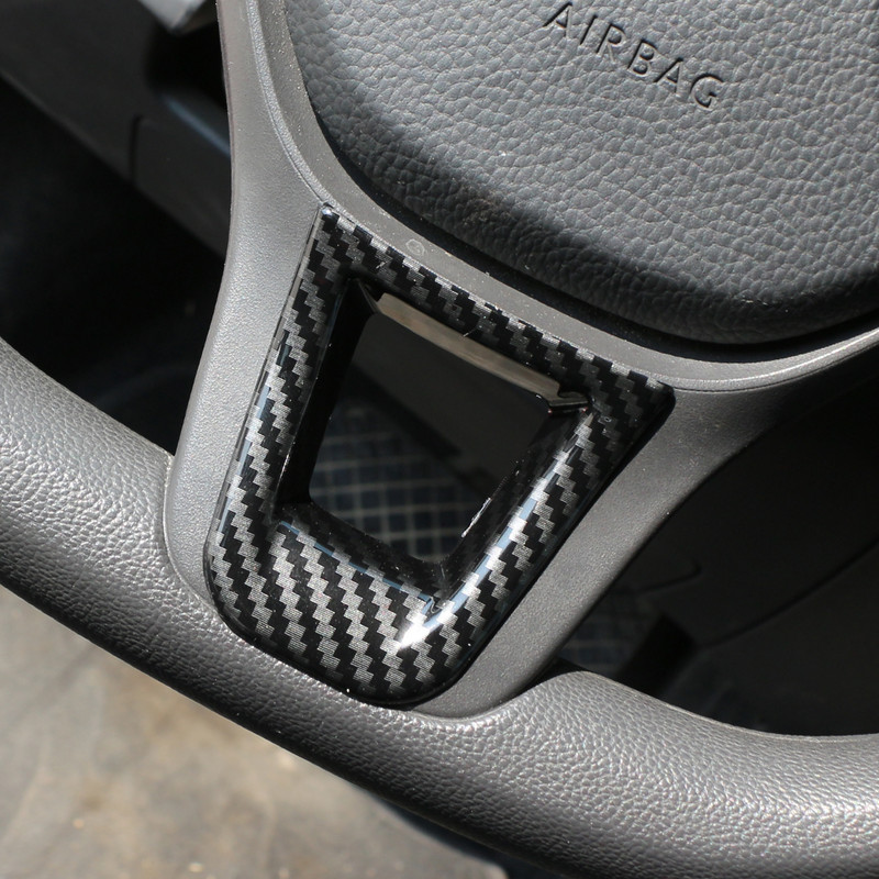 Kormánykerék dekorációs burkolat burkolat matrica Volkswagen VW Passat B8 Tiguan MK2 Golf 7 7.5 MK7 MK7.5 E-UP tartozékokhoz