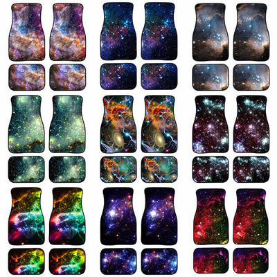 Galaxy Stytle Fashion automašīnu grīdas paklāji, paklāji, universāli, aizmugurējie un aizmugurējie, 2/4 gab.