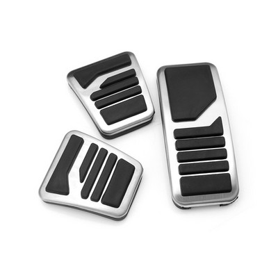 Rozsdamentes acél autópedálok Mitsubishi ASX Outlander Eclipse Cross Pajero Lancer EX AU LHD 2012 - 2020 automatikus pedálburkolathoz