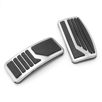 Rozsdamentes acél autópedálok Mitsubishi ASX Outlander Eclipse Cross Pajero Lancer EX AU LHD 2012 - 2020 automatikus pedálburkolathoz
