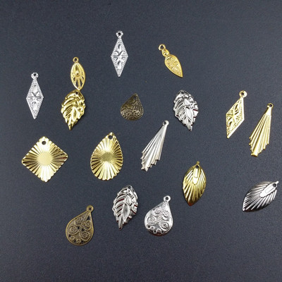 50 buc./lot Artizanat din metal, bijuterii, descoperiri, pandantive cu farmec, picături, ureche, lanț de mână, accesorii pentru colier