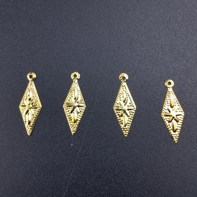 50db / tétel Fém Crafts DIY ékszerek Findings charm medálok cseppek Fül Kézi lánc Nyaklánc kiegészítők