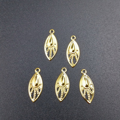 50db / tétel Fém Crafts DIY ékszerek Findings charm medálok cseppek Fül Kézi lánc Nyaklánc kiegészítők