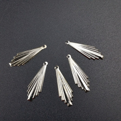 50db / tétel Fém Crafts DIY ékszerek Findings charm medálok cseppek Fül Kézi lánc Nyaklánc kiegészítők