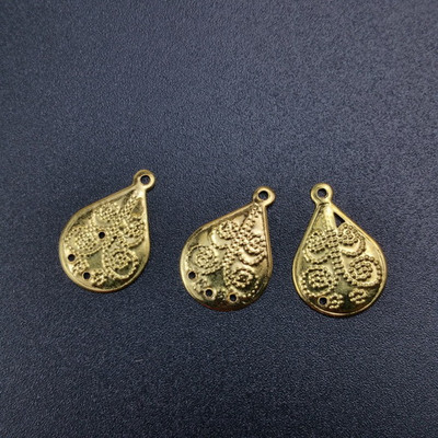 50db / tétel Fém Crafts DIY ékszerek Findings charm medálok cseppek Fül Kézi lánc Nyaklánc kiegészítők