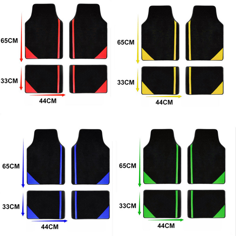 4db univerzális autós padlószőnyeg NISSAN Armada Altima Dualis Juke Frontier Fuga szőnyegpadlóhoz autóbelső kiegészítők