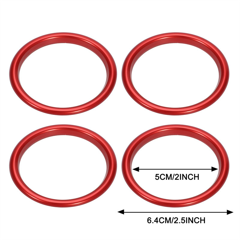 Audi A3 8V S3 RS3 2014-2019 õhukeskkonsooli õhutusava väljalaskeava trimmi sisemise rõnga kate Sportback sedaani auto lisatarvikutele