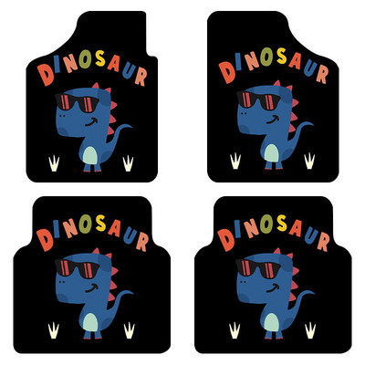 Covoraș universal pentru podea auto Set complet de 4 covoare pentru podea față și spate de protecție Auto SUV Camioane Van Sedan Cauciuc