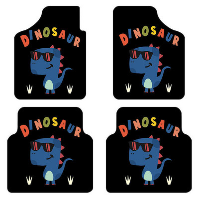 Covoraș universal pentru podea auto Set complet de 4 covoare pentru podea față și spate de protecție Auto SUV Camioane Van Sedan Cauciuc