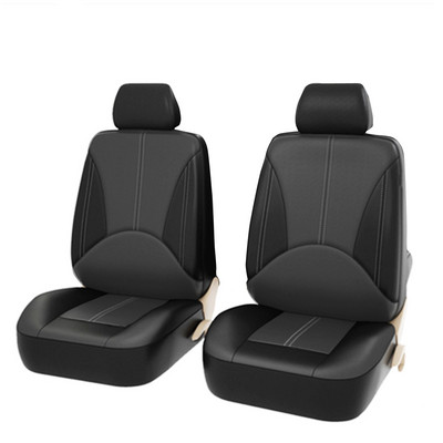 2PC 4PC 9PC PU bőr autó üléshuzat védő márka párna első hátsó hátsó üléstámasz üléstámasz Automatikus huzatok Mat Pad Csúszásgátló
