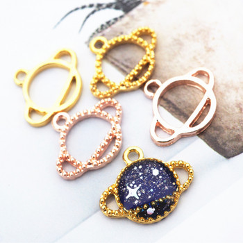 Mini Golden UV Resin Basic Open Bezel Epoxy Mold Metal Charms Κοσμήματα Κρεμαστό Bezel κολιέ Αξεσουάρ DIY Handcraft Tool