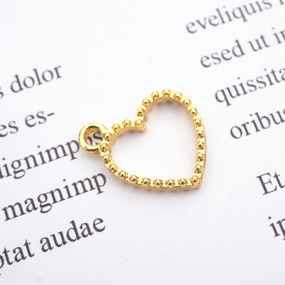 Mini arany UV gyanta alap nyitott keret, epoxi forma fém bűbáj ékszer medál keret nyaklánc kiegészítők barkács kézműves szerszám