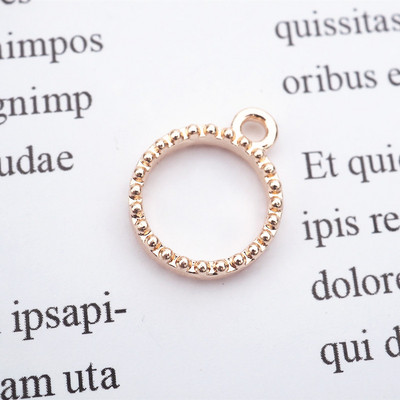 Mini arany UV gyanta alap nyitott keret, epoxi forma fém bűbáj ékszer medál keret nyaklánc kiegészítők barkács kézműves szerszám