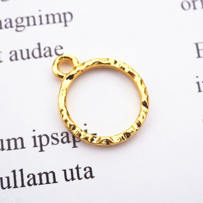 Mini arany UV gyanta alap nyitott keret, epoxi forma fém bűbáj ékszer medál keret nyaklánc kiegészítők barkács kézműves szerszám