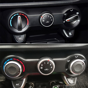 2 бр. в комплект превключвател за климатик на автомобила, въртящ се ключ, AC копче за KIA RIO K2 KXCROSS 2017 2018 2019 автомобилни аксесоари