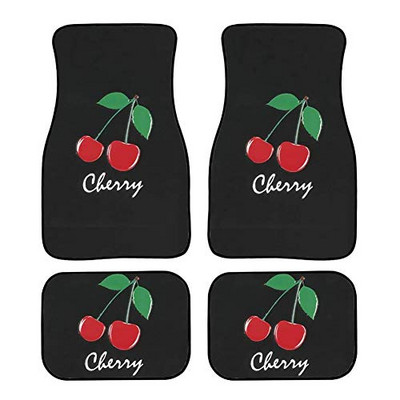 Dodaci za dekoraciju automobila 4-dijelne patosnice za automobile, slatki print gljiva Automobilske tepisi Gumene neklizajuće patosnice Univerzalne