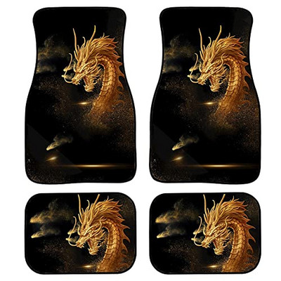 Dodaci za dekoraciju automobila 4-dijelne patosnice za automobile, slatki print gljiva Automobilske tepisi Gumene neklizajuće patosnice Univerzalne