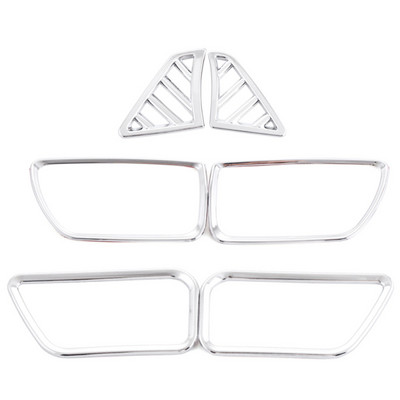 6PCS Za KIA RIO K2 2010-2016 ABS kromirana obloga poklopac izlaza klima uređaja unutarnja dekoracija prsten naljepnica
