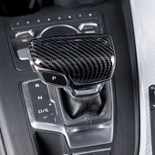 Autókonzol sebességváltó fogantyú fejkeret burkolat matrica szénszálas textúra dekor Audi A4 B9 A5 Q5 FY Q7 4M autótartozékokhoz