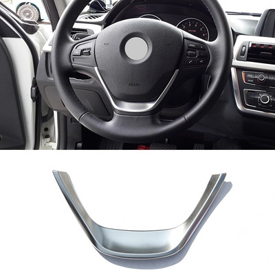 Autó szénszálas belső kormánykerék dekoratív keret panel burkolat burkolat BMW 3-as sorozat F30 F32 F34 2013-2019 tartozékokhoz